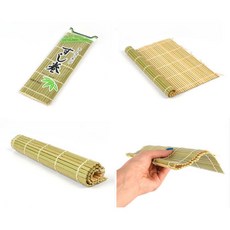 천연 대나무 김밥말이 김말이 분식집 김발 24cm, 1개
