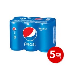 롯데칠성 펩시콜라190캔*6본*5팩, 190ml, 30캔