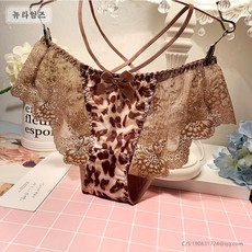 호피 컴포트 밴딩 섹시 레이스 팬티 여 컴포트 패션 러블리 로우 팬츠 뉴타임즈 B393Y340