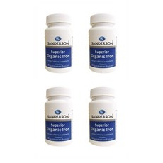 Sanderson Superior Iron 24mg 샌더슨 슈페리어 아이언 24mg 100정 4팩, 4개, 100개