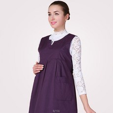 전자파차단앞치마 억제 임산부옷 여성출근 플레이어 기기 4시즌패션 패션임산부 임신기 완전무선, C11-암자색 6103, 1개
