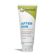 Terrasil 애프터 썬 케어 로션 알로에 베라 시어 버터 코코넛 오일 및 비타민 E 함유 햇빛에 노출된 피부를 위한 진정 일광 화상 완화 깊은 영양 공급. 천연 바, Terrasil 애프터 썬 케어 로션, 알로에 베라,