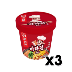 하이디라오 마라펀컵 용기컵라면 100g x 3개