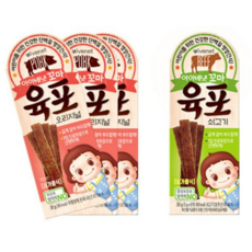 아이배냇 부드러운 육포 혼합 돈육 3p + 쇠고기 세트, 돈육+쇠고기혼합맛, 2세트