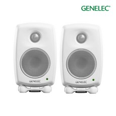 Genelec 8010A 화이트 (2통) 제네렉 3인치 액티브 모니터 스피커 / 국내정품