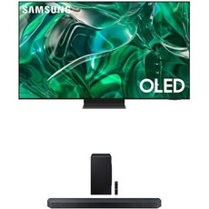 SAMSUNG 77인치급 OLED 4K S95C 시리즈 Quantum HDR Dolby Atmos QN77S95CAFXZA 2023년형 HWQ990C 11.1.4ch 사운드
