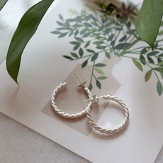 실버스퀘어귀걸이