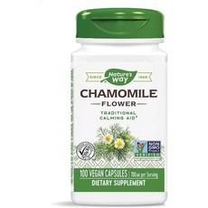 Nature's Way Chamomile 350 Milligram 100 Capsules, 1개