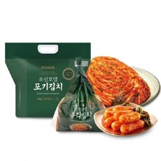 피코크 조선호텔 포기김치 4kg + 총각김치 1.5kg + 무석박지 1kg