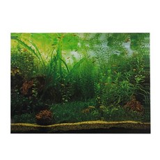 입체배경시트지 포스터 PVC 접착 스티커 어항 물 잔디 장식 그림 PVC 배경 벽, 41x61cm, B형, 9) Type B 41x61cm