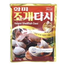 화미 조개다시, 1kg, 4개