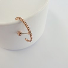 써지컬얇은피어싱