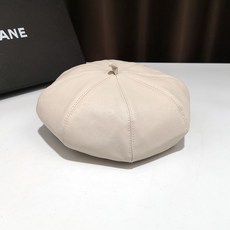 헤브아이유 베레모 블루 여성 트렌드 INS 모자 어텀 피질 맨몸 팔각모 화가모자