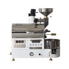 열풍식로스터기 로스터 파이어 로스팅 에어 옵션 핫 세미 원두 타입 1kg 전기 다이렉트 커피콩 상업용 220V, 2.Gas