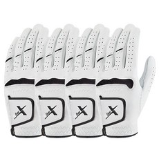 기어엑스 BFH3 소프트 양피 골프장갑 흰색 남성 왼손 4장, 화이트_BFH3, 4개 화이트_BFH3, 4개