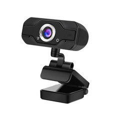 풀HD 웹캠 1080P 60fps 노트북 컴퓨터 PC 카메라 비디오 통화 회의 라이브 작업 삼각대 마이크 내장, 01 black