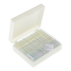 FWT 25pcs 식물 동물 표본 전문 준비 현미경 슬라이드