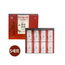 농협 한삼인 6년근 홍삼본연 선물세트 50ml 40포 X 5세트