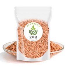 오허브 렌틸콩 렌즈콩 레드 렌틸콩밥 1kg, 10개