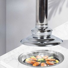 고기집 환풍기 불판 덕트 식당 닥트 연기 자바라 흡입, 2. 블랙 30cm후드