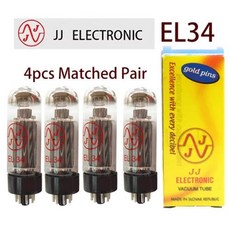6CA7 앰프 EL34 오디오 튜브 전자 EL34C JJ 하이파이 DIY 6L6 EL34II 업그레이드 6P3P 매칭 5881 키트 진공관 블루 밸브, 4PCS EL34II 1