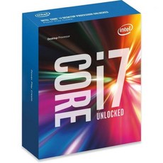 인텔 박스형 코어 i7-6850K 프로세서(15M 캐시 최대 3.80GHz) FC-LGA14A 3.6 6 BX80671I76850K, Processor Only - i310105f