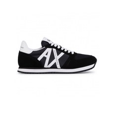 아르마니익스체인지 남자 스니커즈 슈즈 Black Fabric XUX017XCC68K489