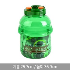 HD-PET 과실 담금주병 그린 과실주병 담금주통 PET담금주병, 15L, 6개