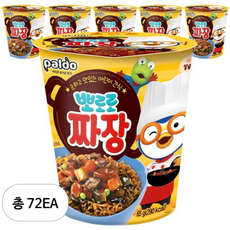 팔도 뽀로로 짜장 65g, 72개