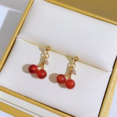 체리귀걸이