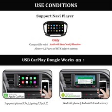 Carlinkit usb 동글 애플 ios carplay 안 드 로이드 자동 안 드 로이드 자동차 헤드 유닛에 대 한 터치 스크린 컨트롤/Carlinkit usb 동글 애플 ios carplay 안 드 로이드 자동 안 드 로이드 자동차 헤드 유, 1개