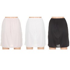 [비비안]실키소재 기본 5부 하프슬립(속치마) HS5539
