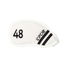 써클디자인 아이언 웨지 48도 50도 52도 54도 56도 58도 60도 헤드 낱개 커버, 화이트