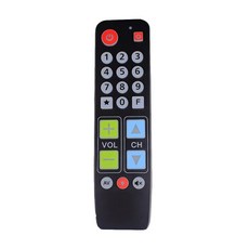 가전 액세서리 TV VCR DVD STB DVB TV-BOX 리모컨 리모콘 배우기 큰 버튼 21 개 노인용 백라이트 컨트롤러 간편한 사용, M-21JB