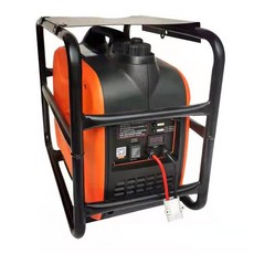 24V 비상 발전기 휴대용 7L 연료탱크 선물 3000W 없음 9L D3000 레드, 24볼 보조 배터리 거치대, 1개