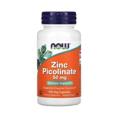 나우푸드 아연 피콜리네이트 50mg 120베지캡슐 Zinc Picolinate, 1개, 기본, 120정