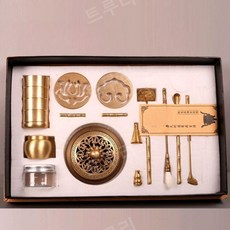가루향 향로 순동 향도세트 제사용 도구 제사, 1개
