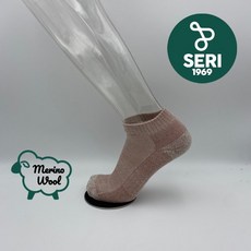 [SERI1969] [메리노울LIFE양말] [1차] 단목양말 아웃도어 로고없음, M-L (그레이)