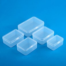 정리함 플라스틱 홀더 구슬 미니 보석 소품 케이스 투명 포장 수집 직사각형 귀걸이 용기 보관함, 한개옵션1