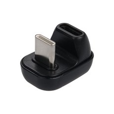 Coms JA056 USB 3.1 Type C 연장 젠더/전면 180도꺾임 변환젠더/기타-기타 변환젠더, 1개