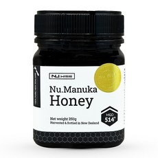 Nu Wise Nu. Manuka Honey 뉴와이즈 뉴질랜드 마누카 허니 꿀 MGO 514+ 250g, 1개