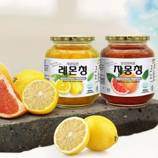 견과공장 자몽청 950g + 레몬청 950g, 3세트, 1개입