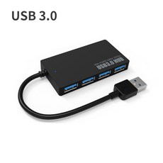 PC 데스크탑 액세서리용 B 허브 고속 4 포트 3.0 C타입 분배기 멀티 2.0 5Gbps, 03 B3.0, 1개