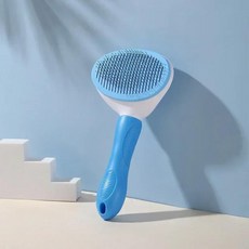 고양이 털제거그루밍 도구 애완 동물 강아지 물건 브러시 빗 뷰티, 1개, 3.Blue