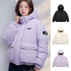 내셔널지오그래픽 여성 듀엘라 숏 패딩 다운 점퍼 자켓