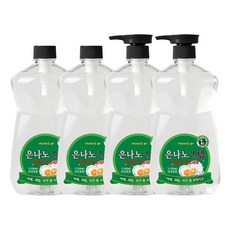 (특가)은나노스텝 고농축 1종 비타민 주방세제 1100ml 2개+2개 (펌프 2개), 시즌3 다용도 세정제 550ML+1100ML