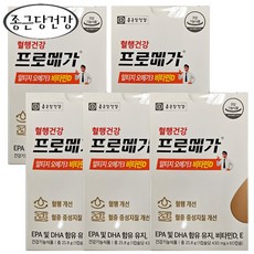 종근당건강 프로메가 알티지 오메가3 비타민D 430mg x 60캡슐, 5정, 5개