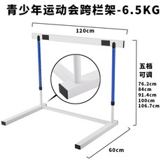 허들 체대 뛰기 계주 육상 장비 소프트 프레임 경주, 청소년게임장애물[6.5KG]