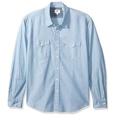 리바이스 남성 톱니 웨스턴 샴브레이 셔츠 블루 XL 574290001 2814597