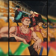 나무 퍼즐 슬램덩크 블럭 액자 애니메이션 슬램 덩크 인테리어 그림 1000조각, J. 1000정 슬램덩크 Y-639